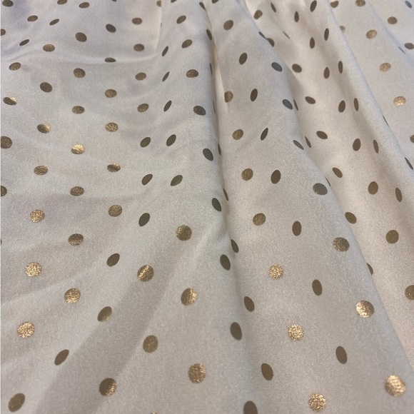 Vintage Monteau Womens Sleeveless Lace with Gold Polka Dots NWT size L - Picture 9 of 11